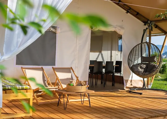 Luxusní stan Glamping Kolpa Gradac