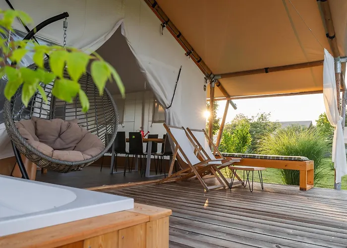 Luxusní stan Glamping Kolpa Gradac